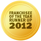 Award Franchisee Runner Up 2012